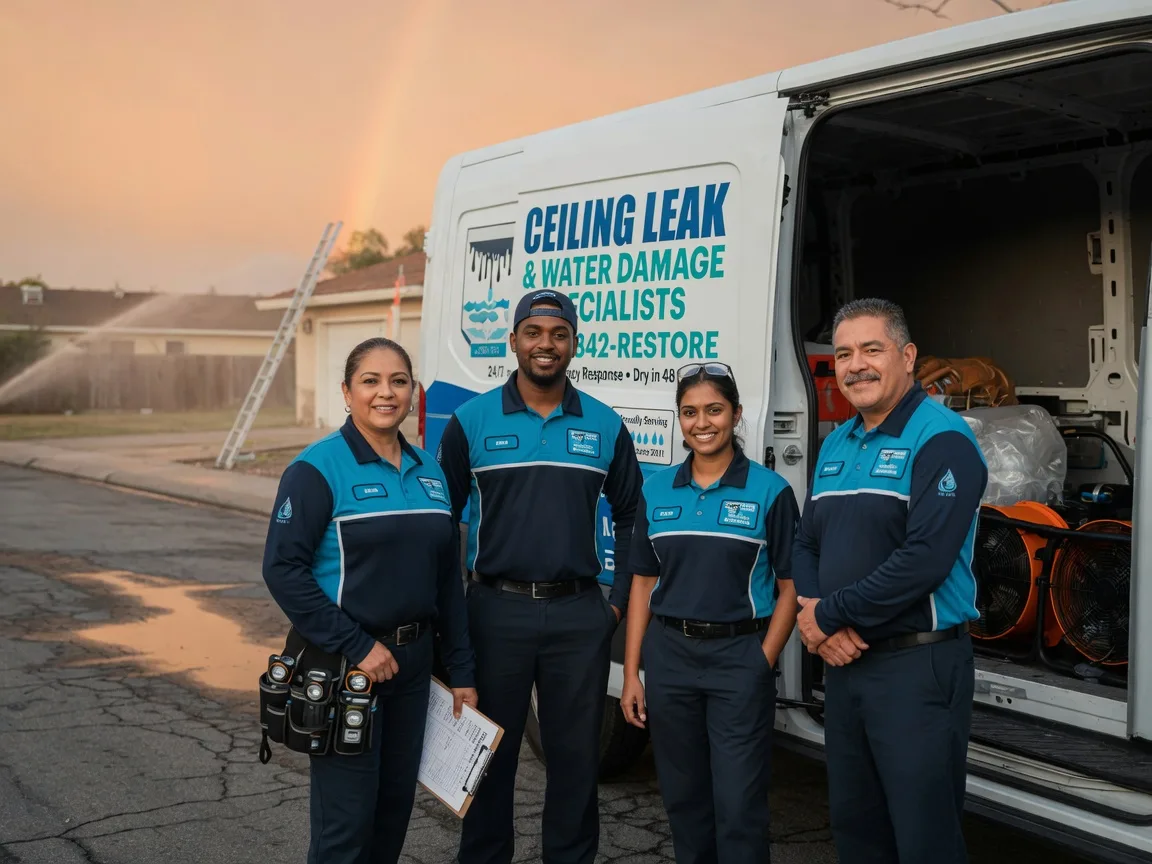 Ceiling Leak Cleanup company in De Berry, TX