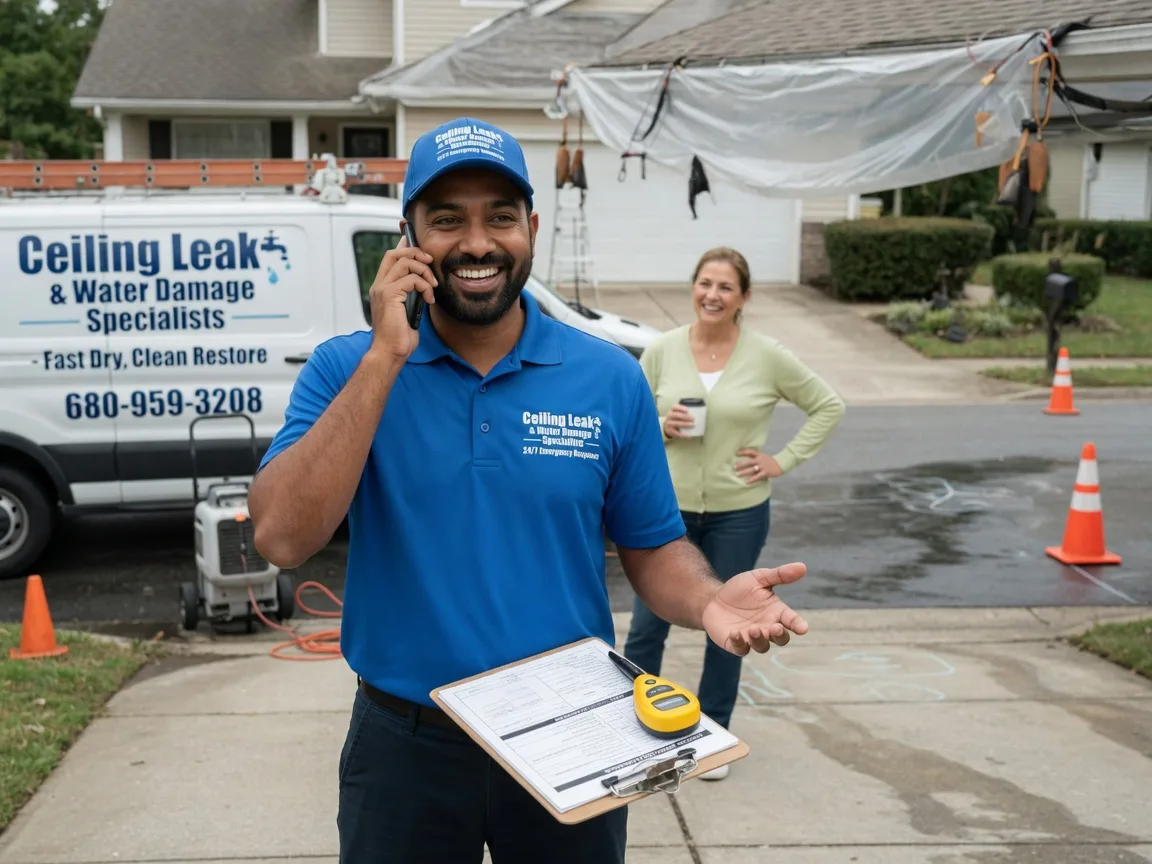 Ceiling Leak Cleanup De Berry, TX FAQs